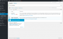 Page screenshot: Plugins &lsaquo; Test site &mdash; WordPress