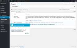Page screenshot: Plugins &lsaquo; Test site &mdash; WordPress
