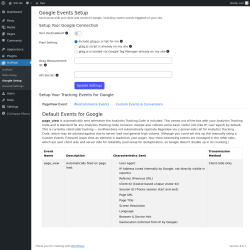 Page screenshot: UniPixel → Google Setup