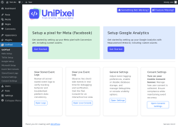 Page screenshot: UniPixel