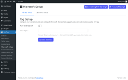 Page screenshot: UniPixel &rarr; Microsoft Setup
