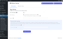 Page screenshot: UniPixel &rarr; Meta Setup