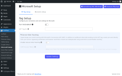 Page screenshot: UniPixel &rarr; Microsoft Setup