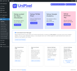 Page screenshot: UniPixel