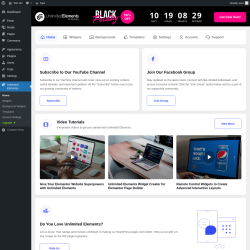 Page screenshot: Unlimited Elements