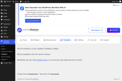 Page screenshot: Unlimited Elements &rarr; Templates