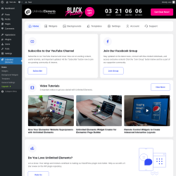 Page screenshot: Unlimited Elements