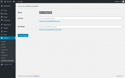 Page screenshot: Settings &rarr; Unofficial ConvertKit