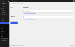 Page screenshot: Settings &rarr; Unofficial ConvertKit