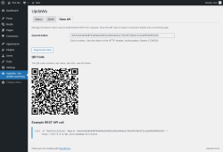 Page screenshot: UpdaWa - the update watchdog &rarr; 
					Token API				