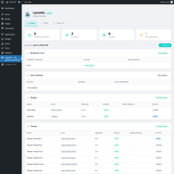 Page screenshot: UpdaWa - the update watchdog