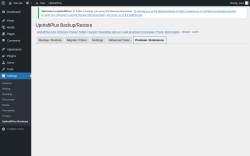 Page screenshot: Settings &rarr; UpdraftPlus Backups &rarr; Premium / Extensions
