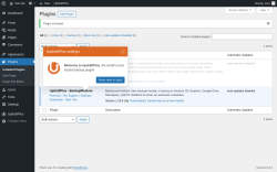 Page screenshot: Plugins ‹ Test site — WordPress