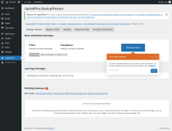 Page screenshot: UpdraftPlus