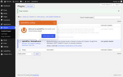 Page screenshot: Plugins &lsaquo; Test site &mdash; WordPress