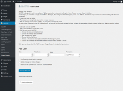 Page screenshot: UpiCRM → Users Center