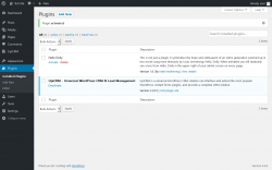 Page screenshot: Plugins ‹ Test site — WordPress