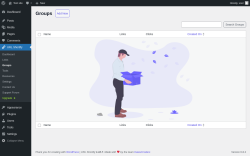 Page screenshot: URL Shortify → Groups