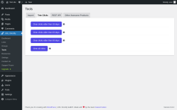 Page screenshot: URL Shortify → Tools → 
				Trim Clicks            