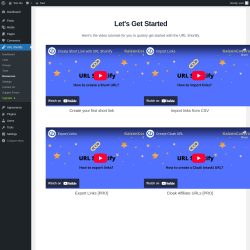 Page screenshot: URL Shortify → Resources