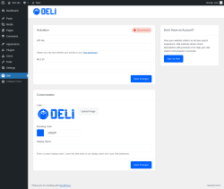 Page screenshot: Deli
