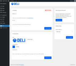 Page screenshot: Deli