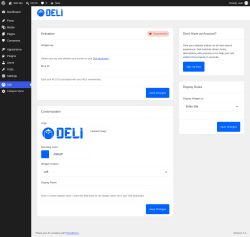 Page screenshot: Deli
