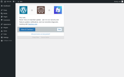 Page screenshot: ‹ Test site — WordPress