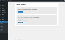 Page screenshot: Referral → Backup