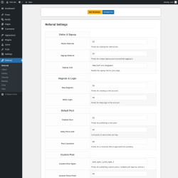 Page screenshot: Referral