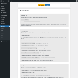 Page screenshot: Referral → Docs