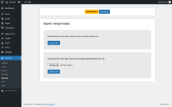 Page screenshot: Referral → Backup