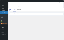Page screenshot: User Registration & Membership &rarr; Tools