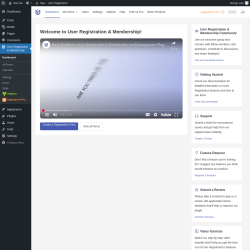 Page screenshot: User Registration & Membership