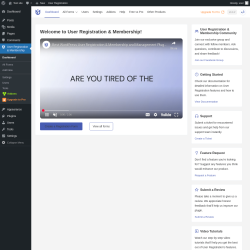 Page screenshot: User Registration & Membership