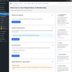 Page screenshot: User Registration & Membership → Site Assistant