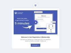 Page screenshot: User Registration - Setup Wizard