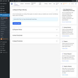 Page screenshot: User Registration & Membership &rarr; Site Assistant 4