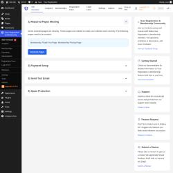 Page screenshot: User Registration & Membership &rarr; Site Assistant 4
