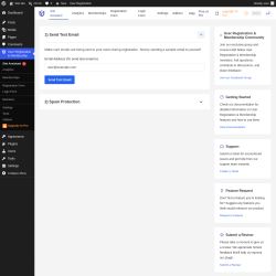 Page screenshot: User Registration & Membership &rarr; Site Assistant 2
