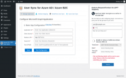 Page screenshot: Azure AD / B2C User Sync
