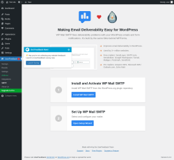 Page screenshot: UserFeedback &rarr; SMTP
