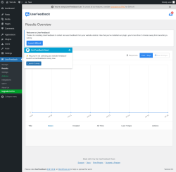 Page screenshot: UserFeedback &rarr; Results