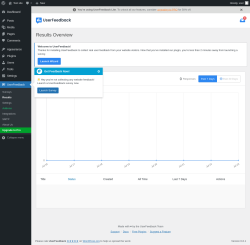 Page screenshot: UserFeedback &rarr; Results