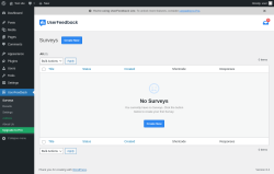 Page screenshot: UserFeedback