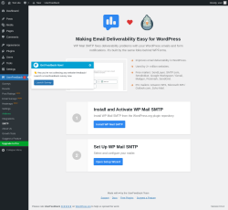 Page screenshot: UserFeedback &rarr; SMTP