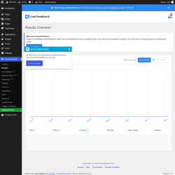 Page screenshot: UserFeedback &rarr; Results