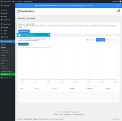Page screenshot: UserFeedback → Results