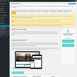 Page screenshot: Users Ultra → GO PRO !!! 
