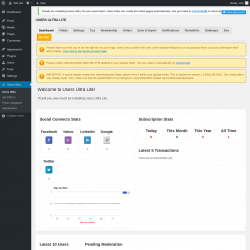 Page screenshot: Users Ultra